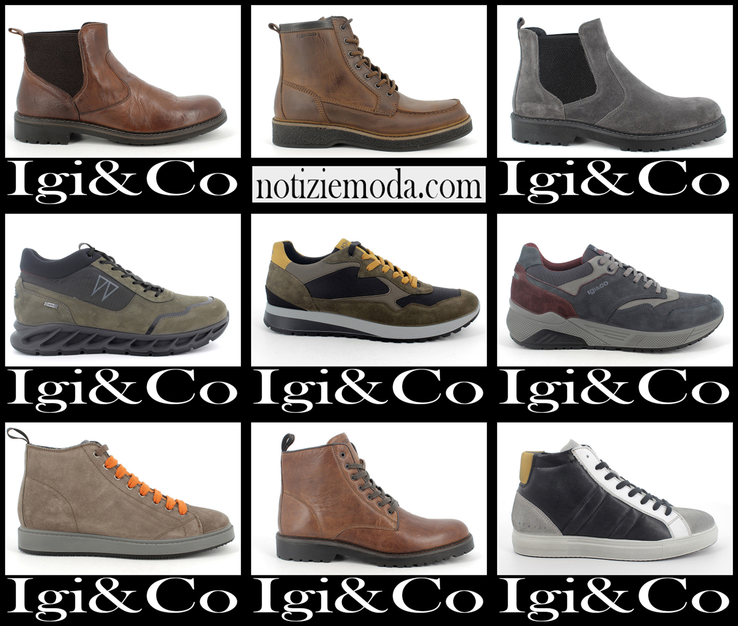 Scarpe IgiCo 2022 nuovi arrivi calzature uomo