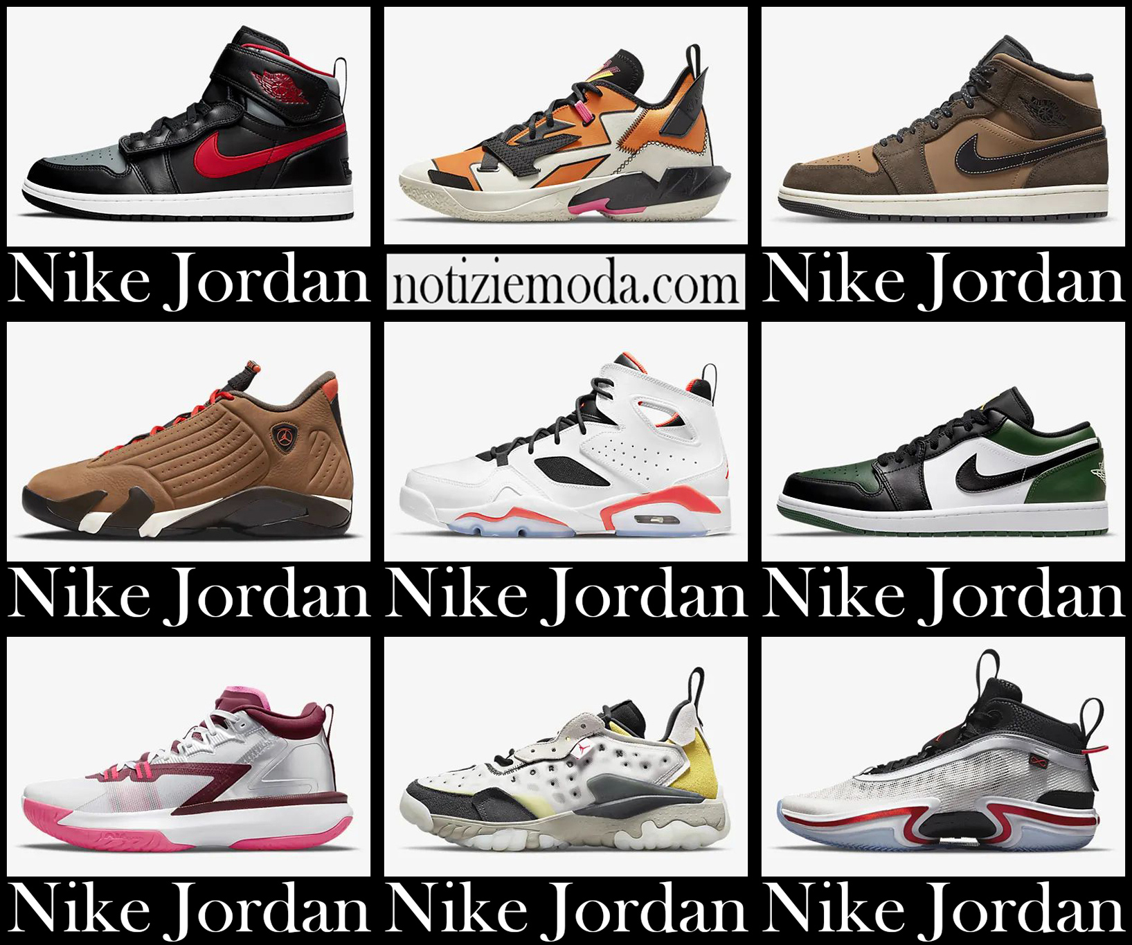 Sneakers Jordan 2022 nuovi arrivi calzature Nike uomo