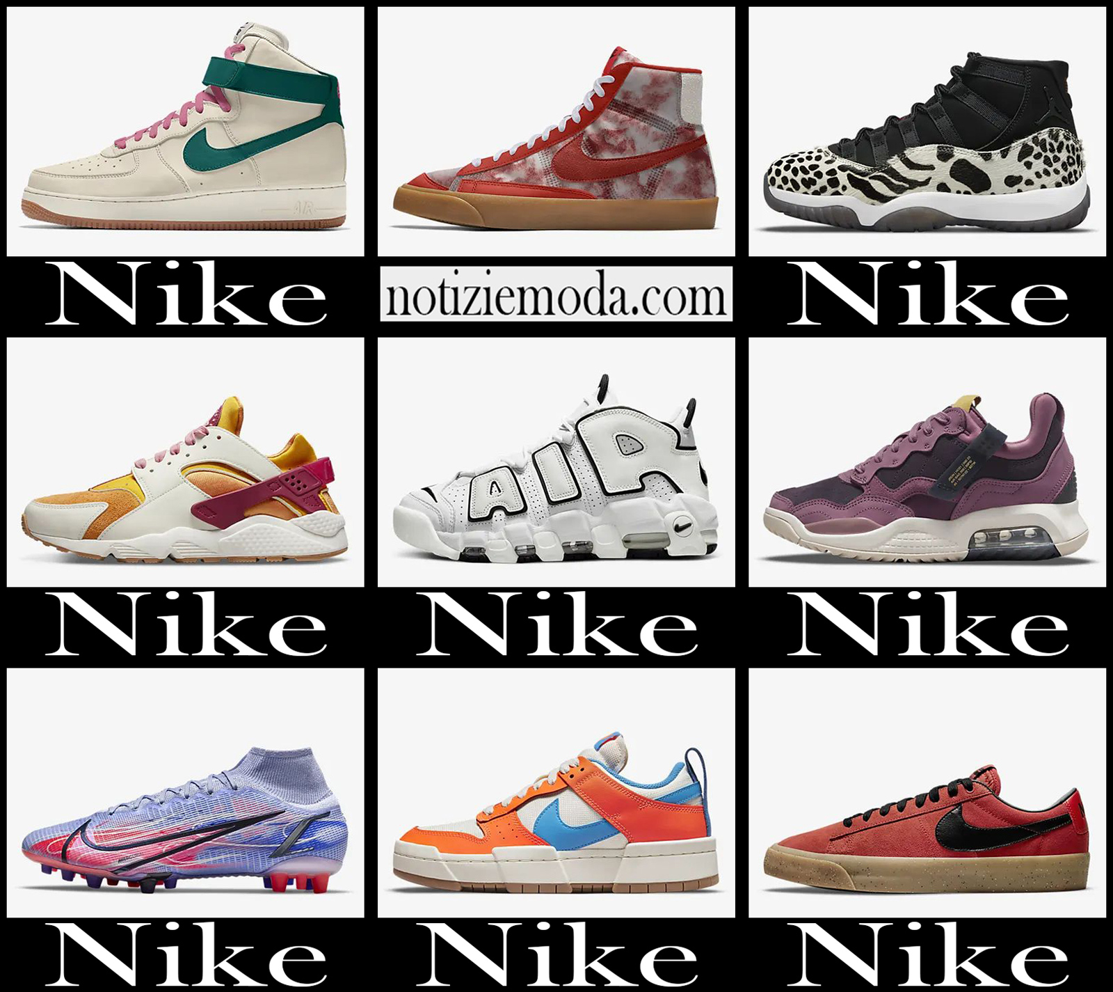 Sneakers Nike 2022 nuovi arrivi scarpe calzature donna