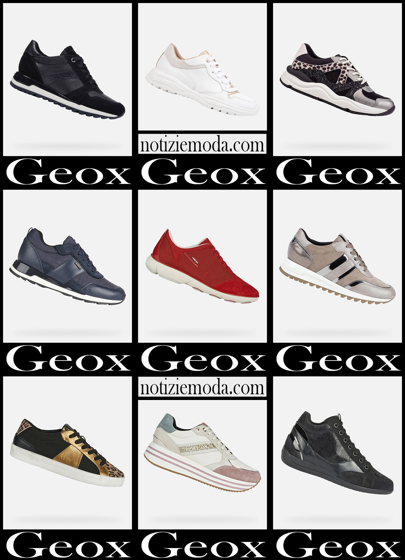 Sneakers Geox 2022 nuovi arrivi calzature donna