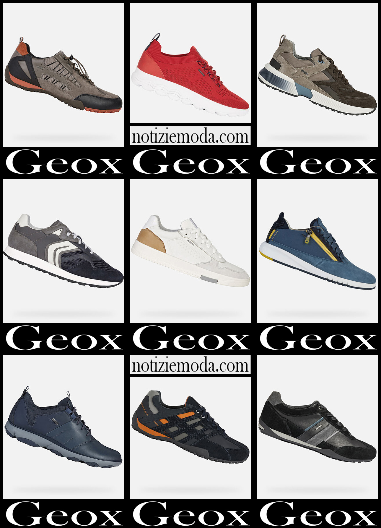 Sneakers Geox 2022 nuovi arrivi calzature uomo