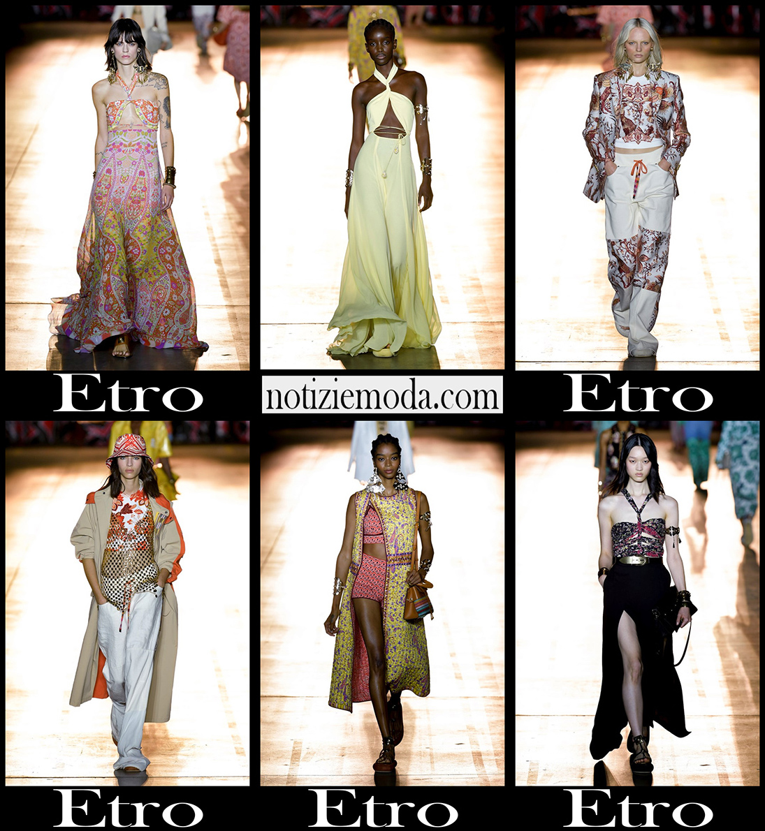 Collezione Etro primavera estate 2022 moda donna