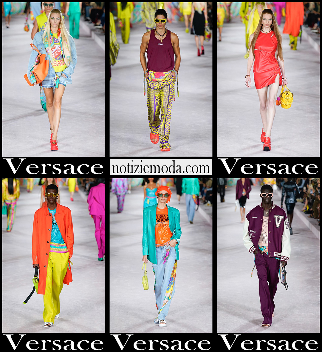 Collezione Versace primavera estate 2022 abbigliamento