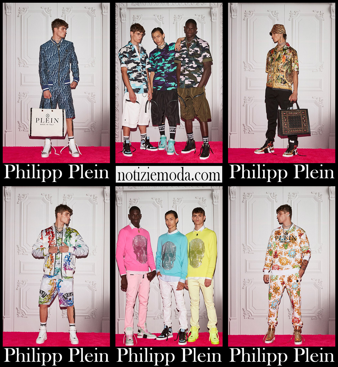 Philipp Plein primavera estate 2022 collezione uomo