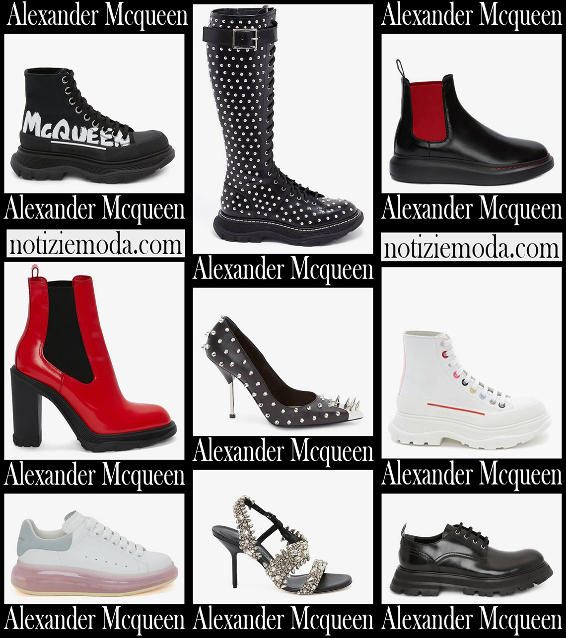 Scarpe Alexander Mcqueen 2022 nuovi arrivi donna