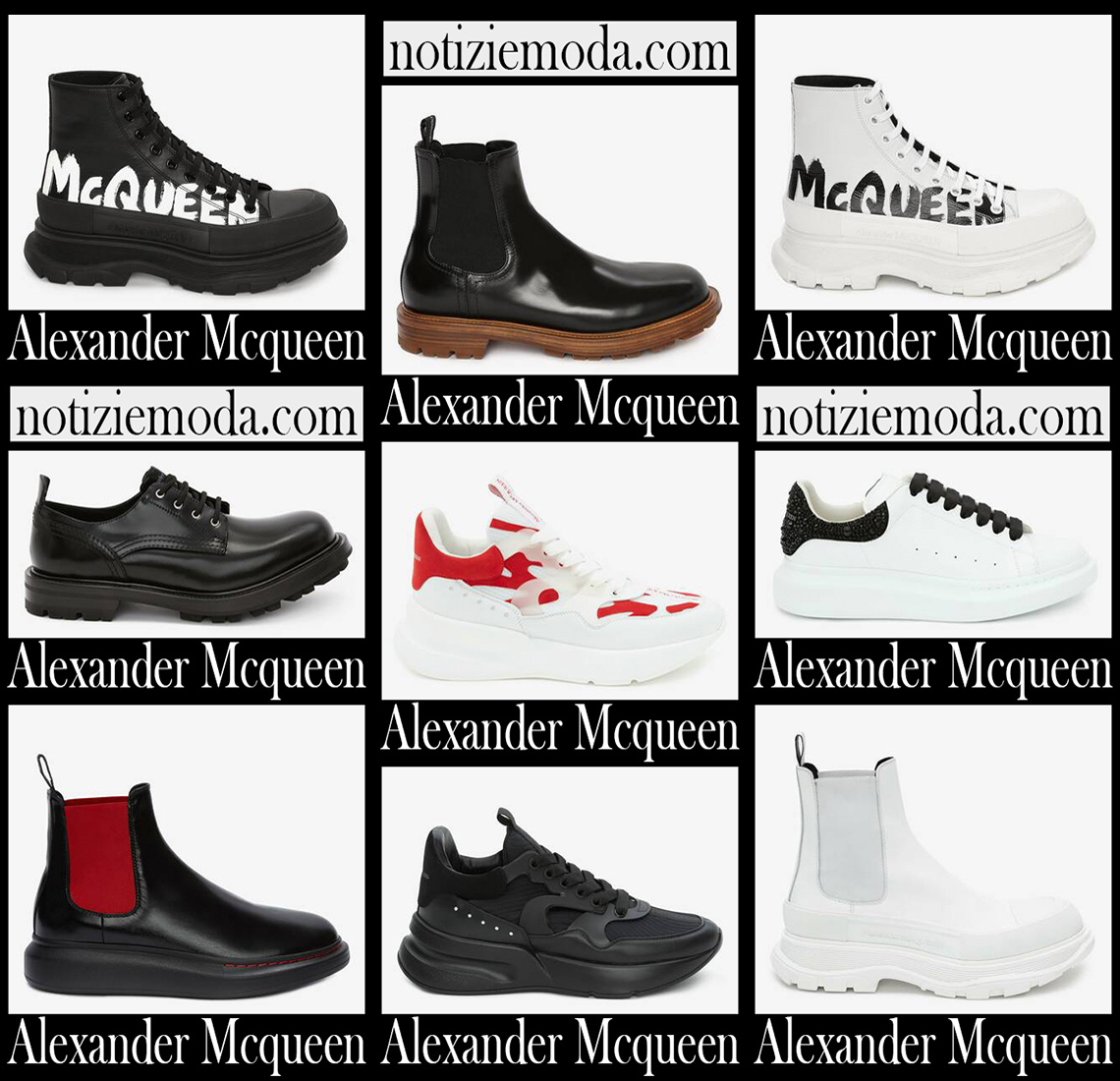 Scarpe Alexander Mcqueen 2022 nuovi arrivi uomo