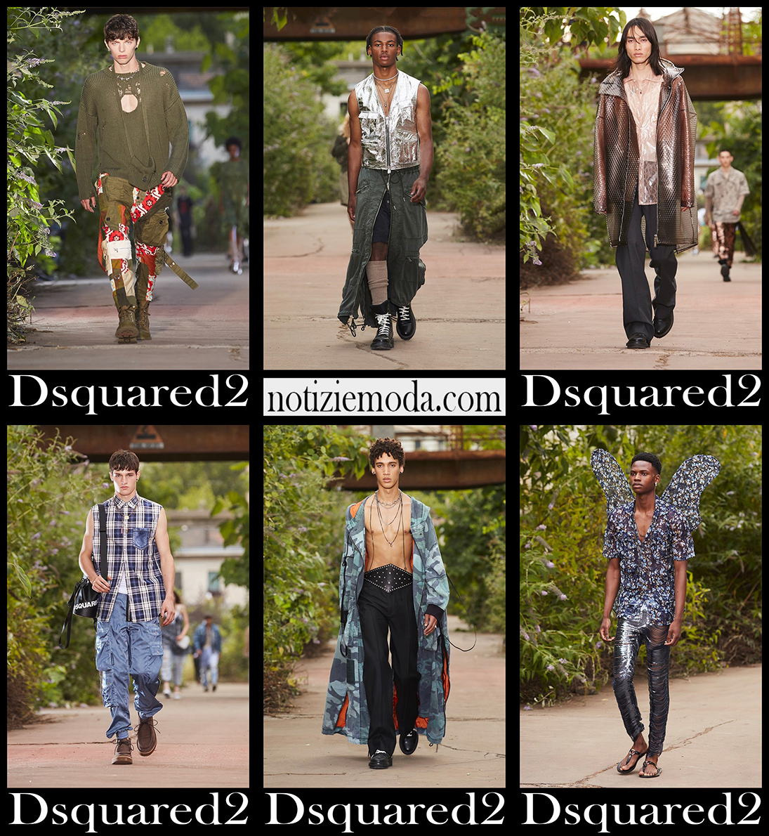 Collezione Dsquared2 primavera estate 2022 uomo