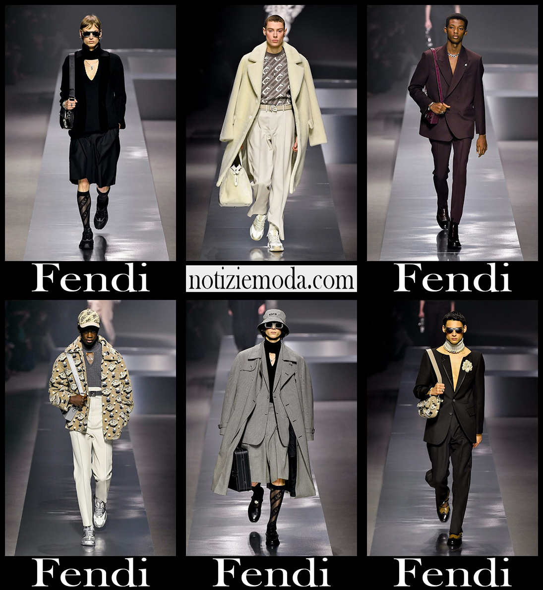 Collezione Fendi autunno inverno 2022 2023 uomo