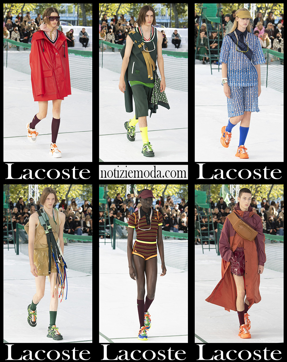 Collezione Lacoste primavera estate 2022 abbigliamento