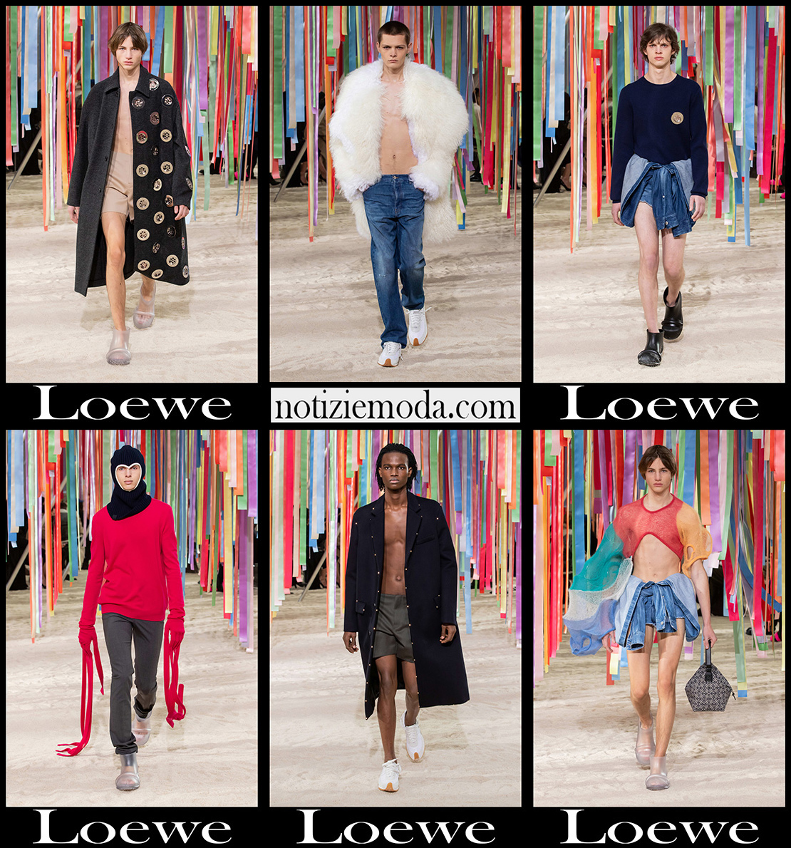 Collezione Loewe autunno inverno 2022 2023 uomo