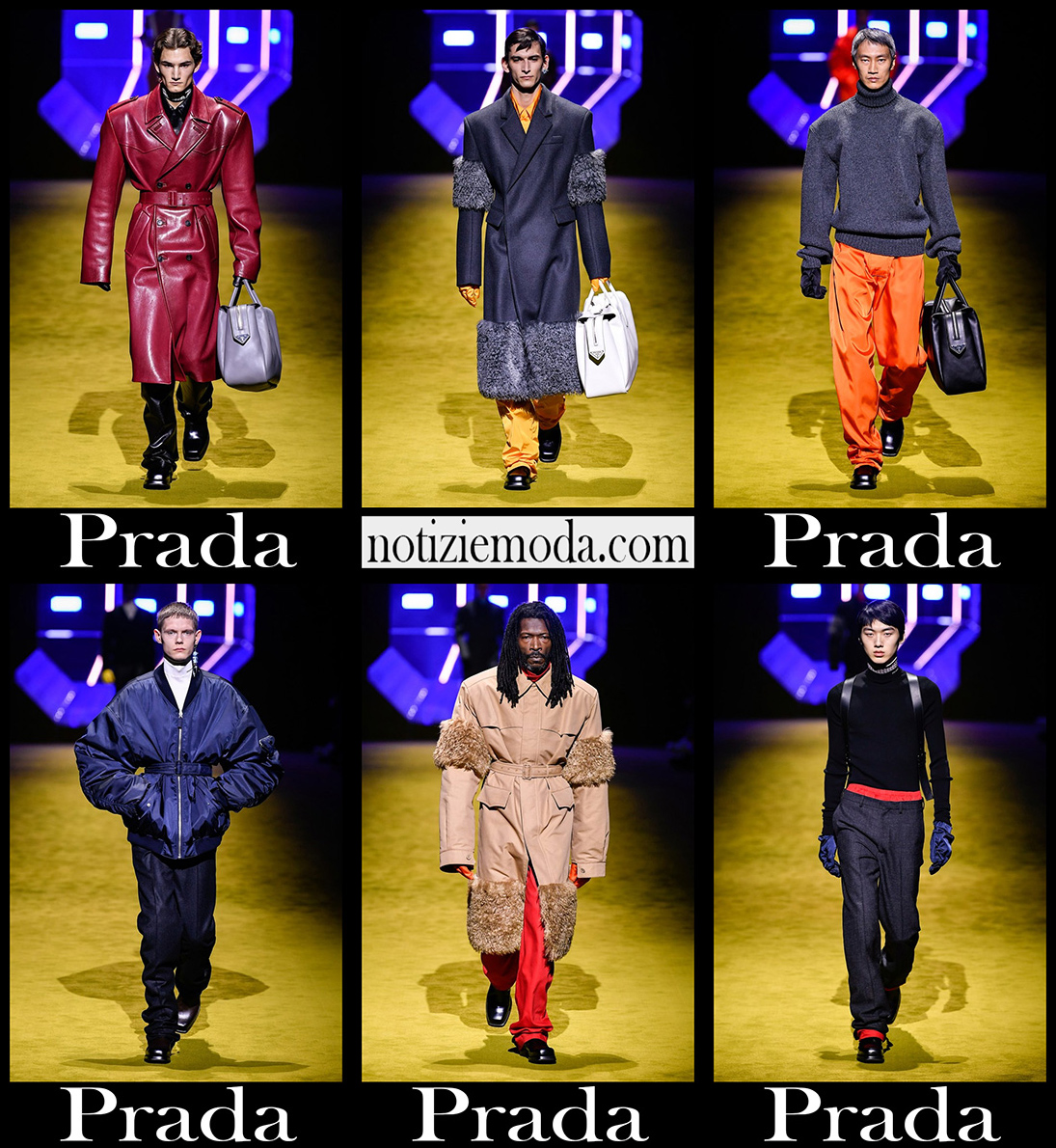 Collezione Prada autunno inverno 2022 2023 uomo