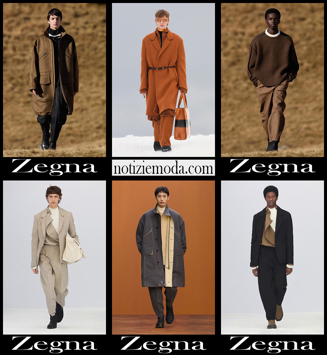 Collezione Zegna autunno inverno 2022 2023 uomo