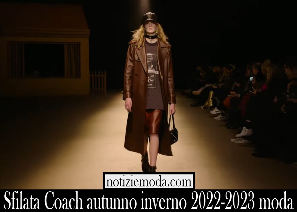 Sfilata Coach autunno inverno 2022 2023 moda