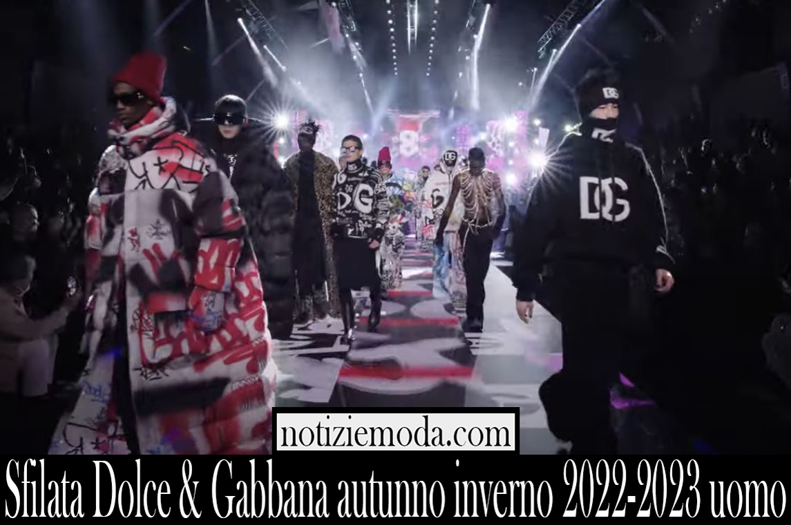 Sfilata Dolce Gabbana autunno inverno 2022 2023 uomo