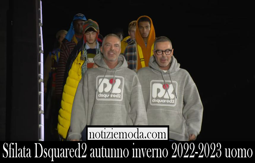 Sfilata Dsquared2 autunno inverno 2022 2023 uomo