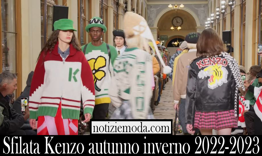 Sfilata Kenzo autunno inverno 2022 2023