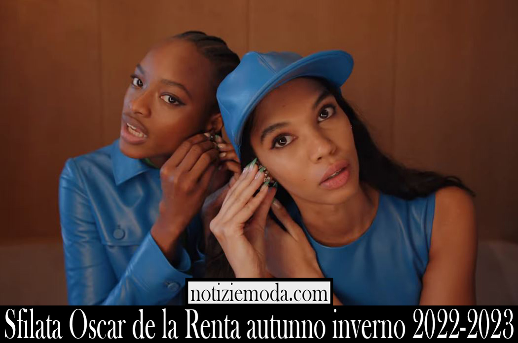 Sfilata Oscar de la Renta autunno inverno 2022 2023