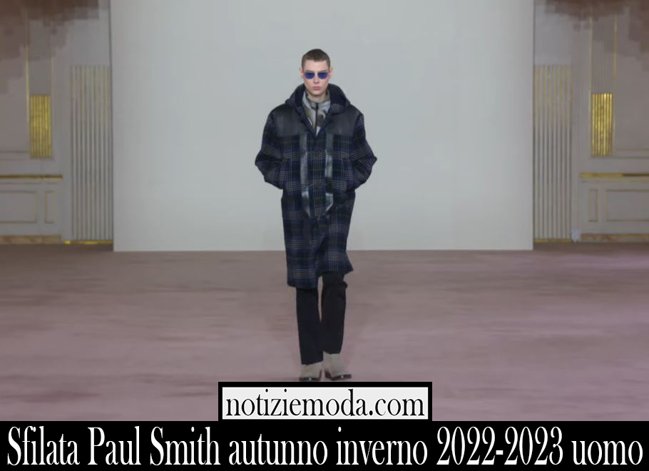 Sfilata Paul Smith autunno inverno 2022 2023 uomo