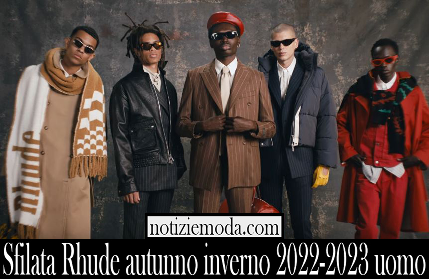 Sfilata Rhude autunno inverno 2022 2023 uomo