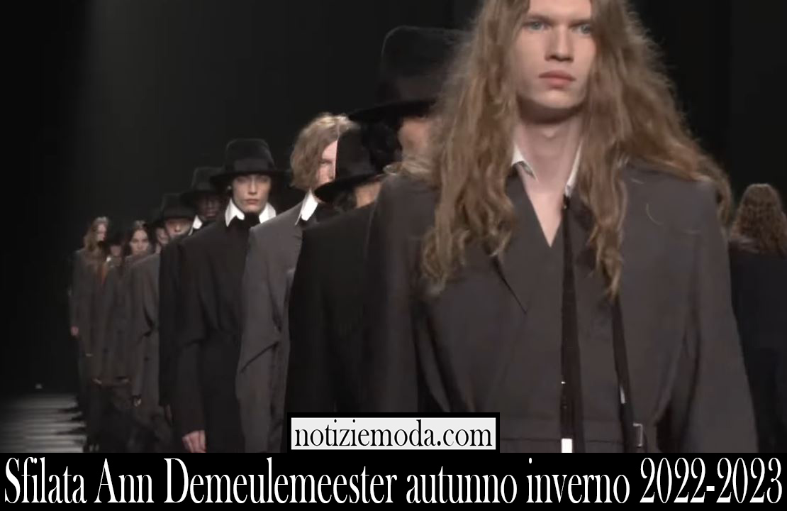 Sfilata Ann Demeulemeester autunno inverno 2022 2023