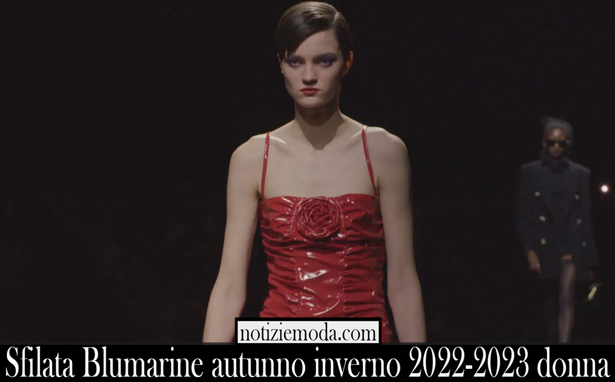 Sfilata Blumarine autunno inverno 2022 2023 donna