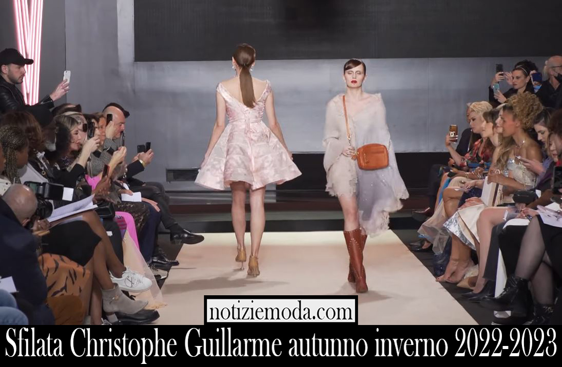 Sfilata Christophe Guillarme autunno inverno 2022 2023