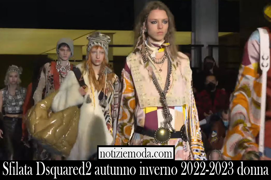 Sfilata Dsquared2 autunno inverno 2022 2023 donna