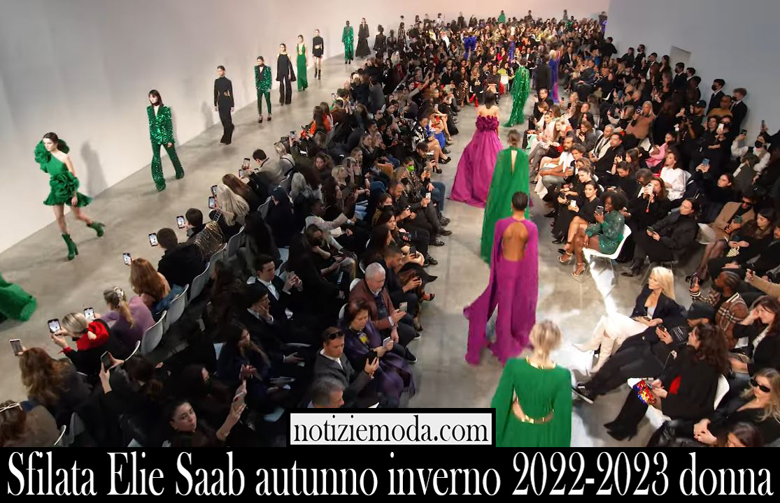 Sfilata Elie Saab autunno inverno 2022 2023 donna