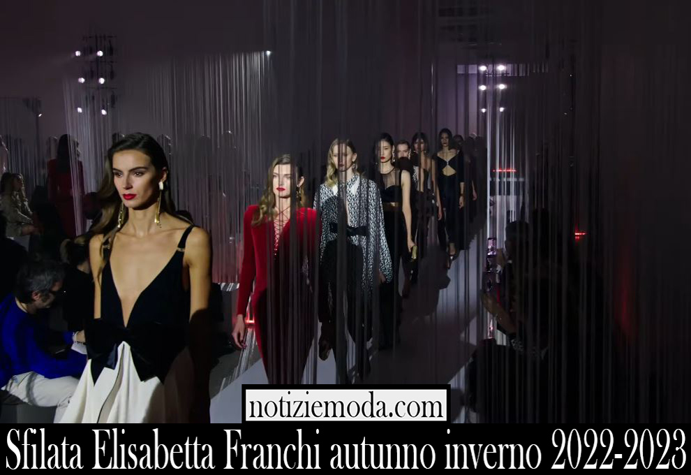 Sfilata Elisabetta Franchi autunno inverno 2022 2023