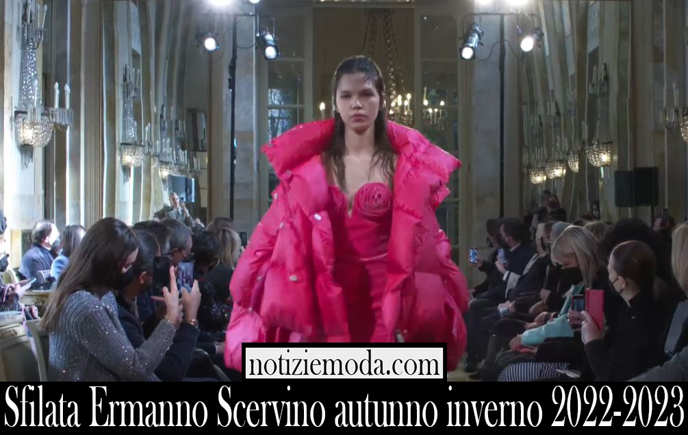 Sfilata Ermanno Scervino autunno inverno 2022 2023