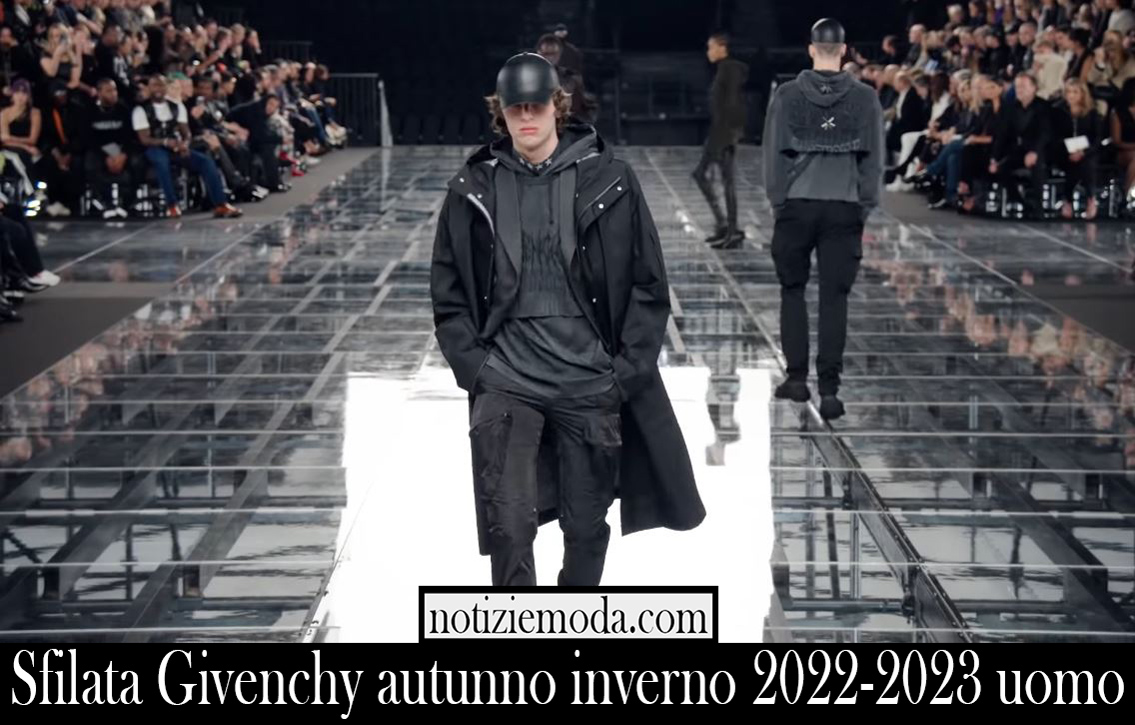 Sfilata Givenchy autunno inverno 2022 2023 uomo