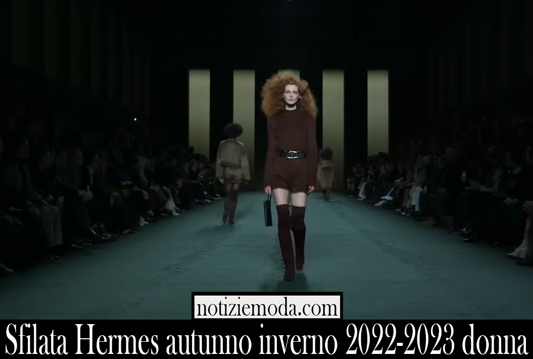 Sfilata Hermes autunno inverno 2022 2023 donna