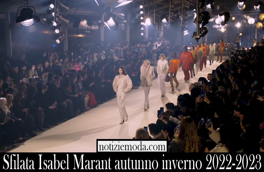 Sfilata Isabel Marant autunno inverno 2022 2023