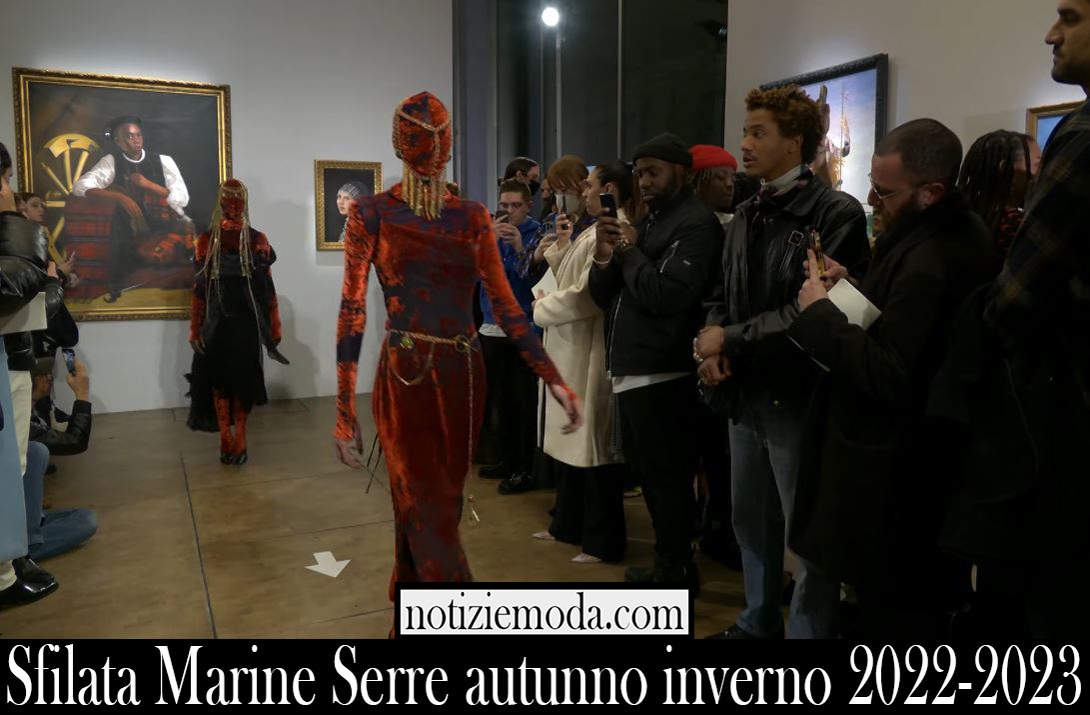 Sfilata Marine Serre autunno inverno 2022 2023