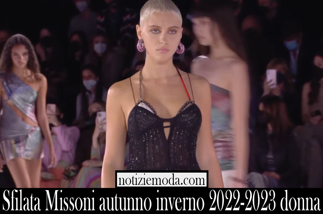 Sfilata Missoni autunno inverno 2022 2023 donna