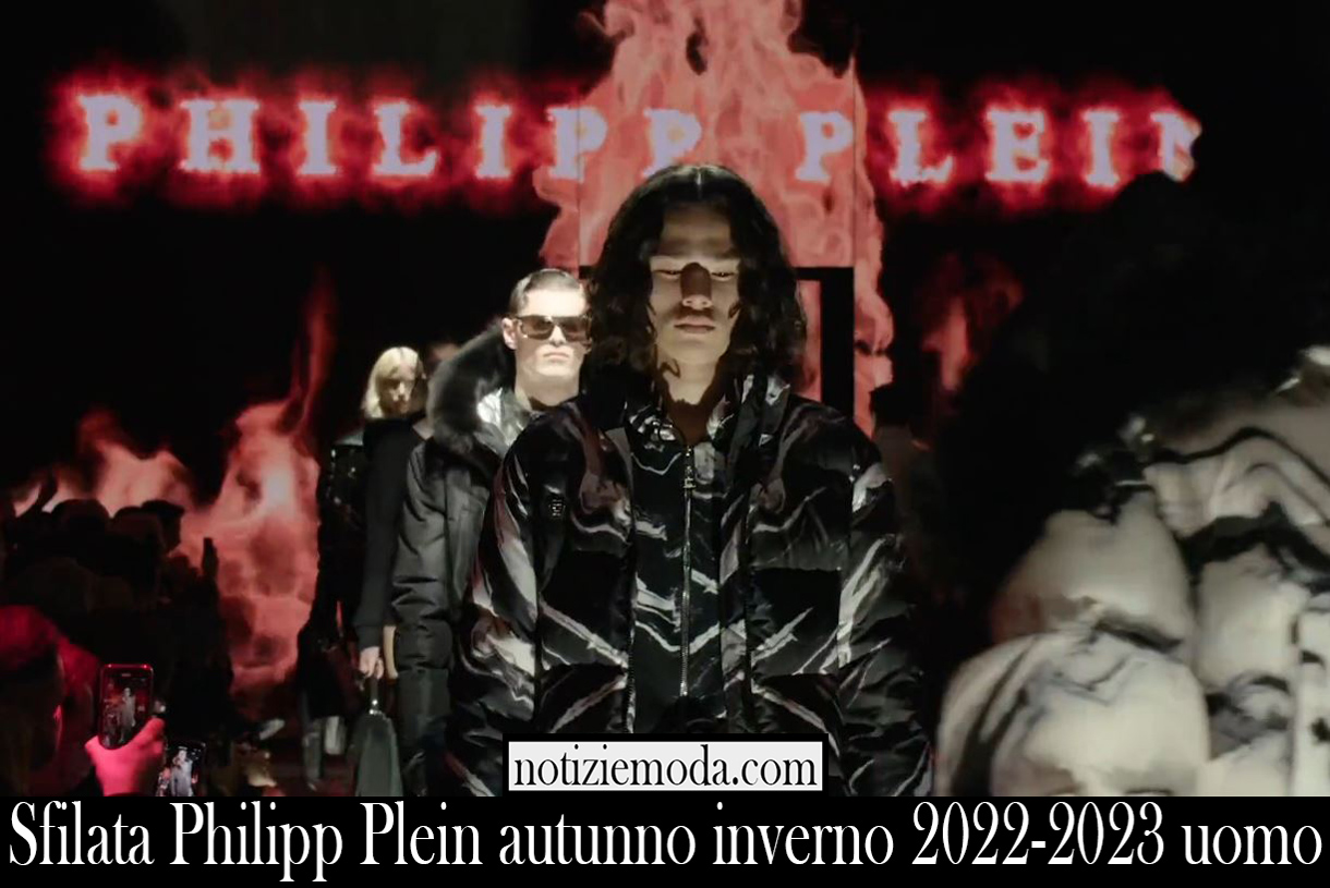 Sfilata Philipp Plein autunno inverno 2022 2023 uomo