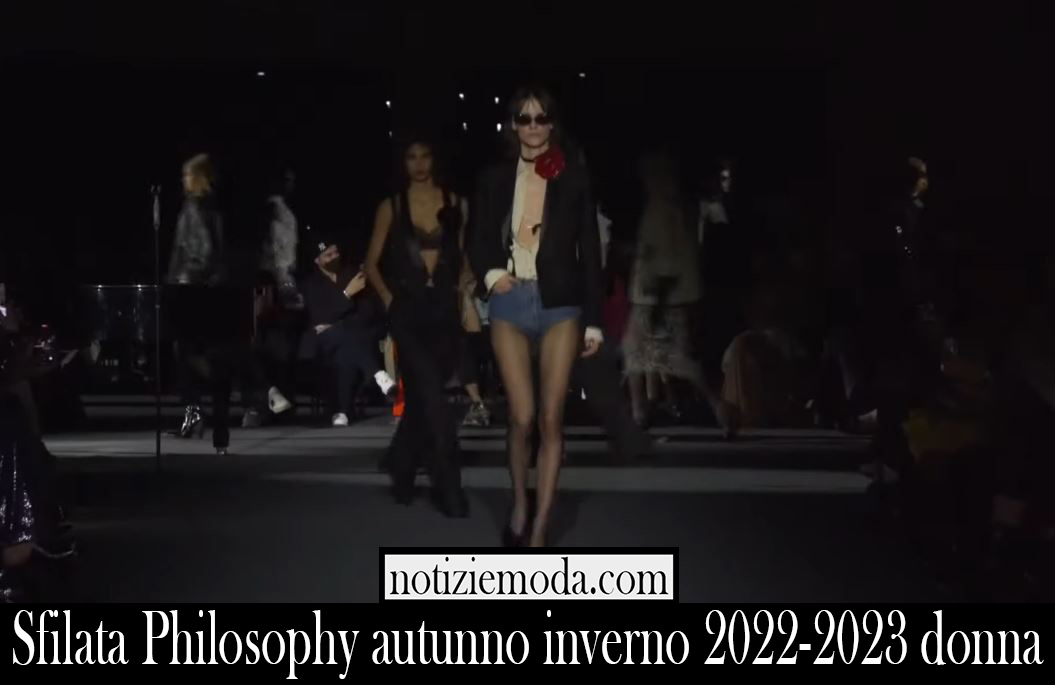 Sfilata Philosophy autunno inverno 2022 2023 donna