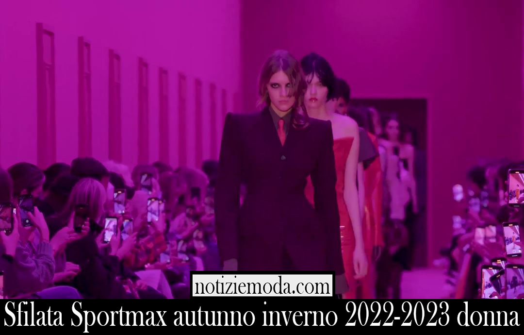 Sfilata Sportmax autunno inverno 2022 2023 donna