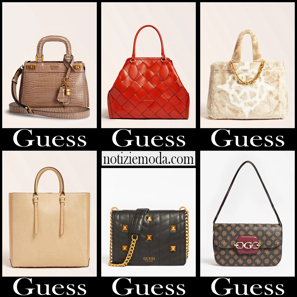 Borse Guess 2022 nuovi arrivi accessori moda donna