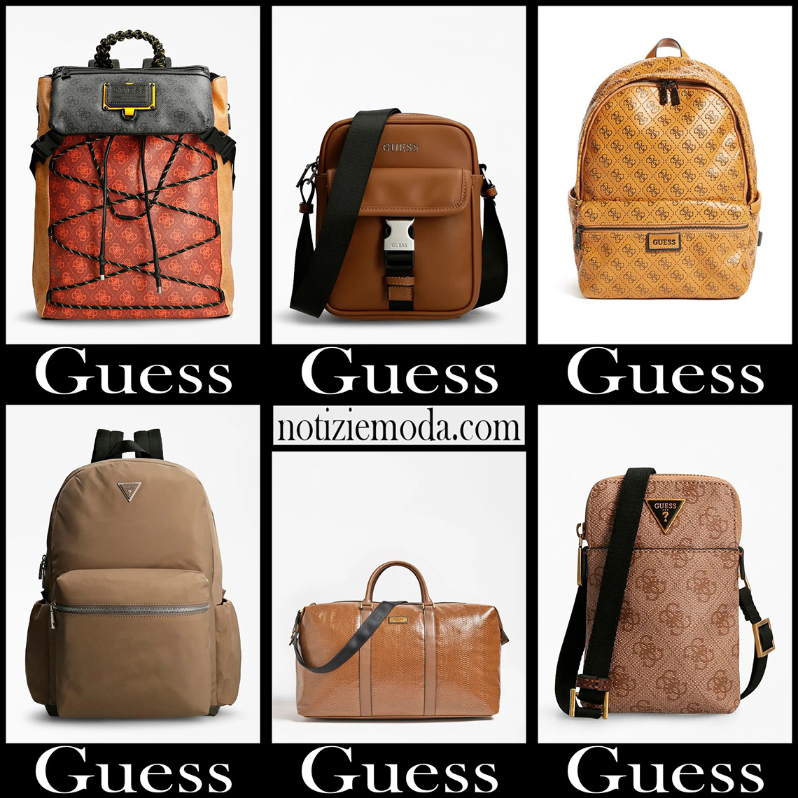 Borse Guess 2022 nuovi arrivi accessori moda uomo