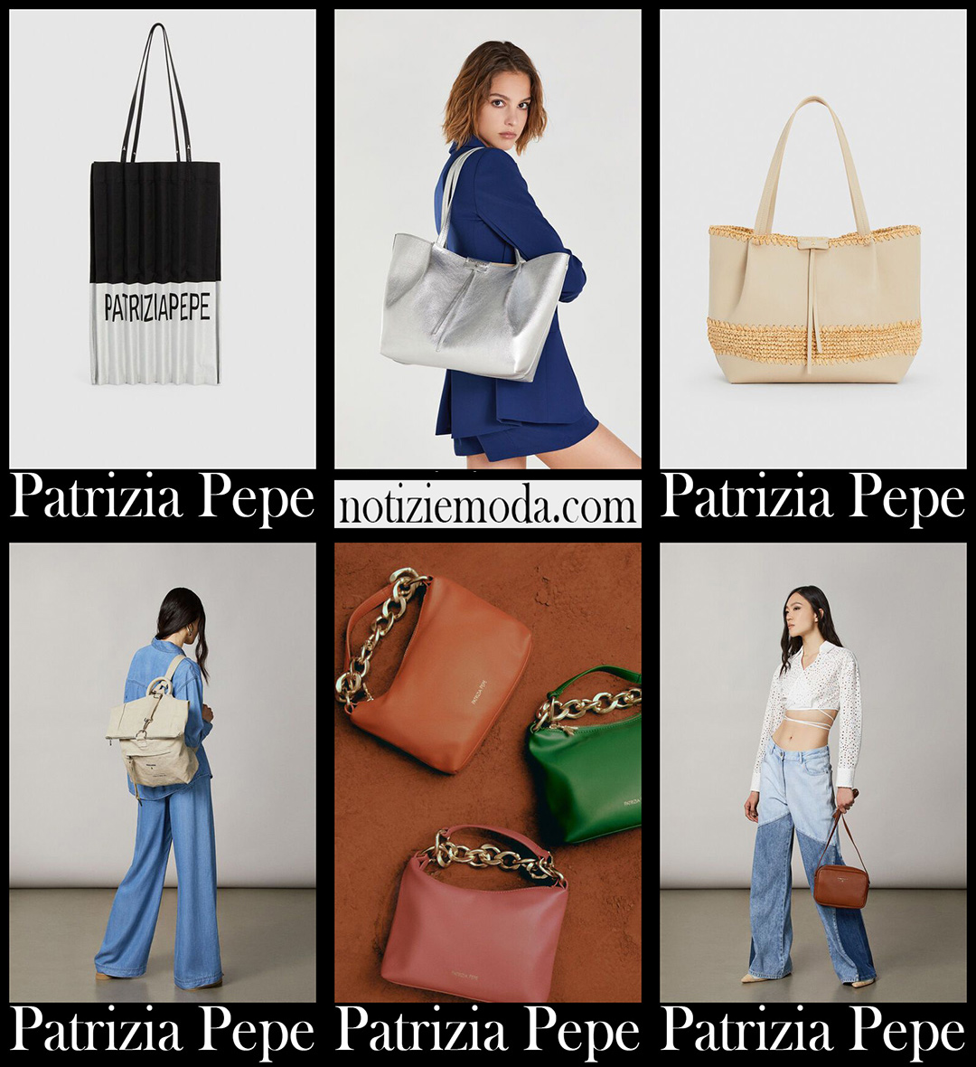 Borse Patrizia Pepe 2022 nuovi arrivi accessori donna