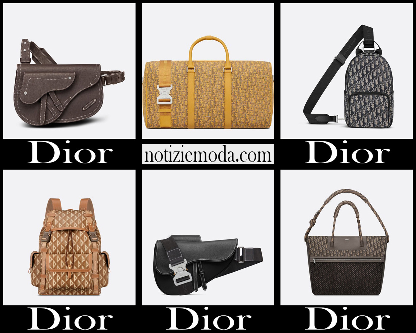 Borse Dior 2022 nuovi arrivi accessori moda uomo