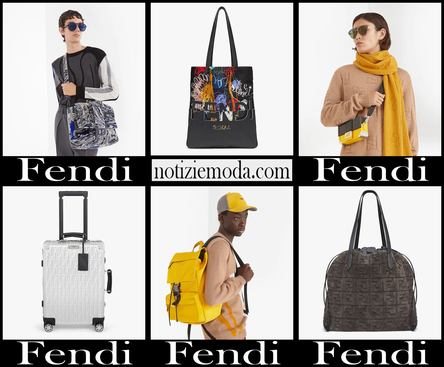 Borse Fendi 2022 nuovi arrivi accessori moda uomo