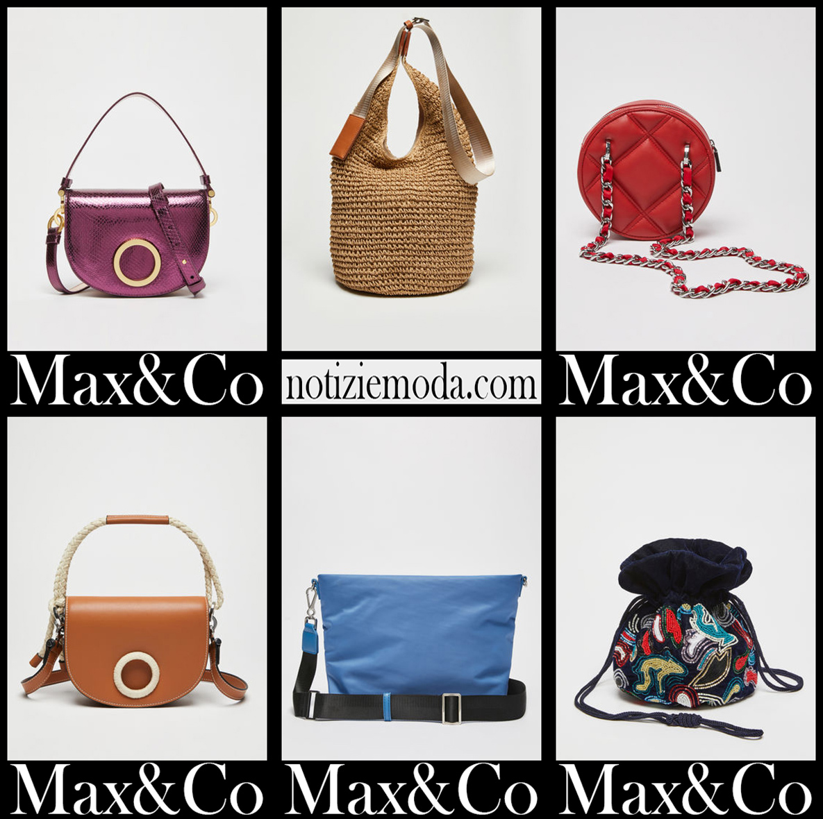 Borse MaxCo 2022 nuovi arrivi accessori moda donna