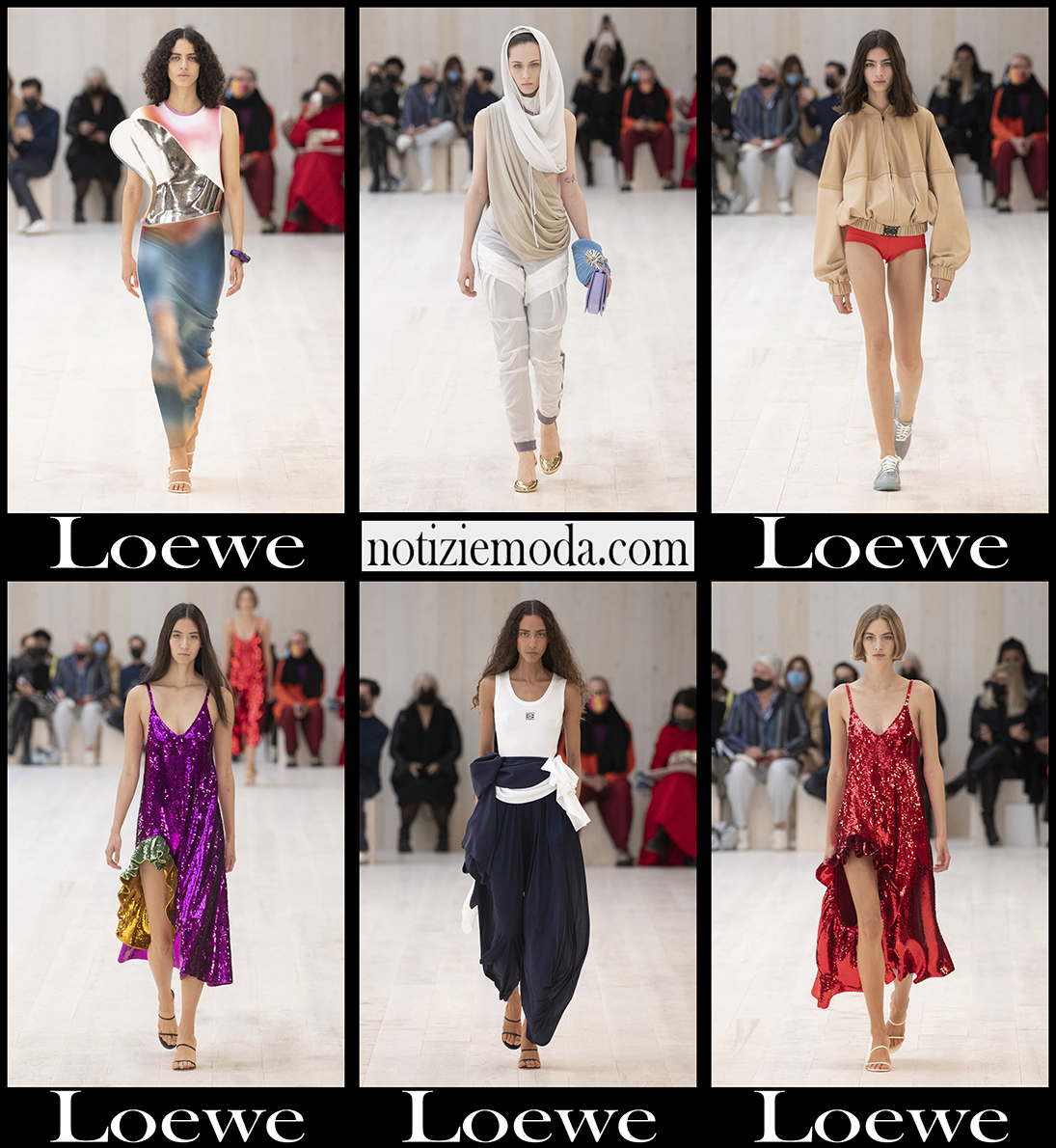Collezione Loewe primavera estate 2022 moda donna