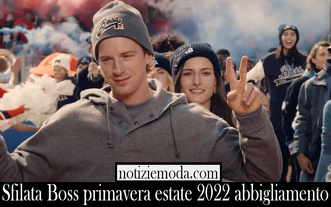 Sfilata Boss primavera estate 2022 abbigliamento