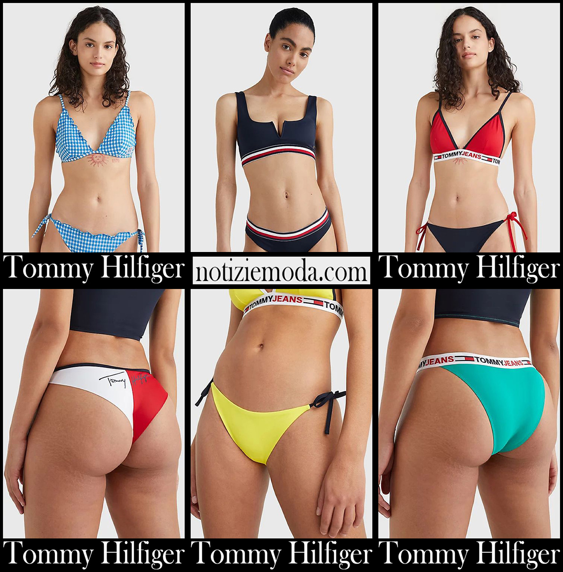 Bikini Tommy Hilfiger 2022 nuovi arrivi costumi donna