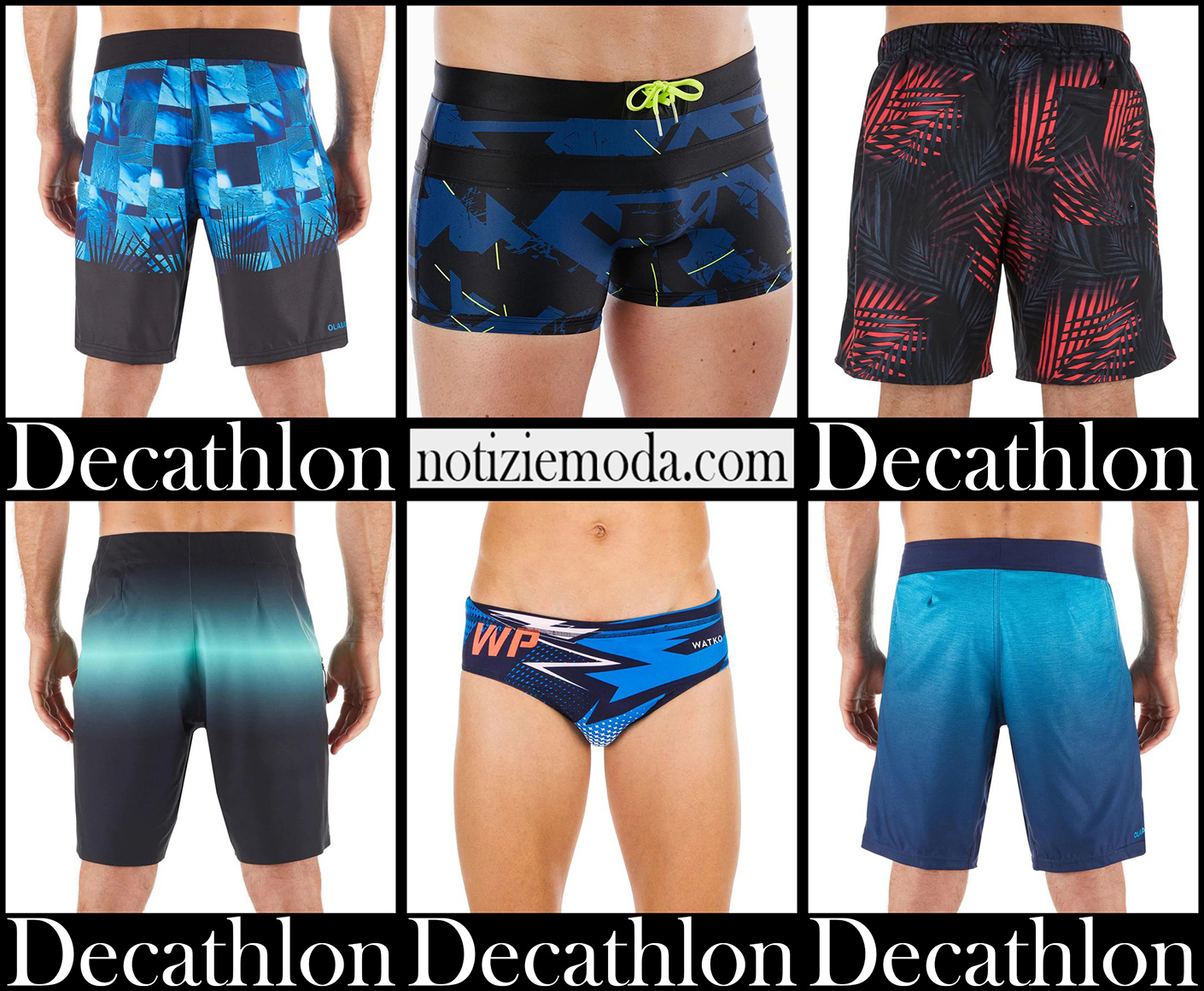 Costumi Decathlon 2022 nuovi arrivi moda mare uomo