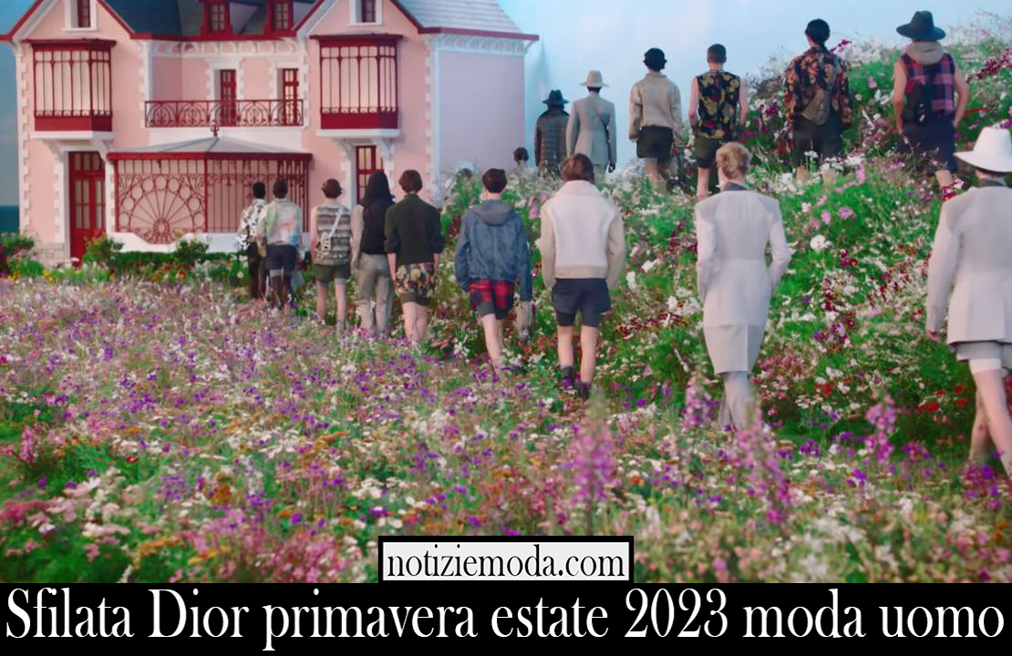 Sfilata Dior primavera estate 2023 moda uomo
