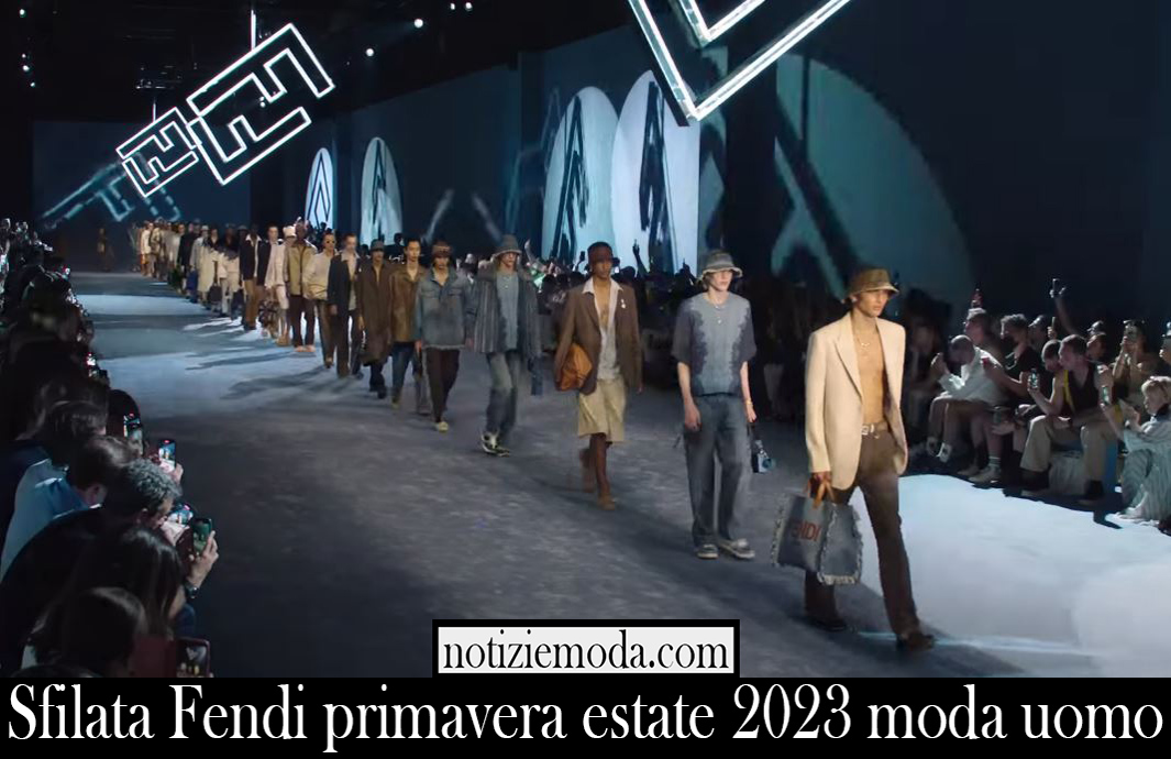 Sfilata Fendi primavera estate 2023 moda uomo